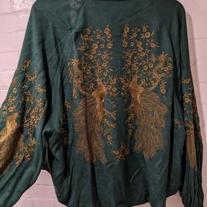 Zara embroidered cardigan